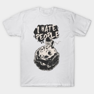 Astronaut I Hate People T-Shirt